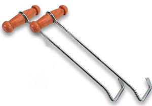 Crochets et extracteurs de bottes pratiques avec poignées en <span class=keywords><strong>bois</strong></span> 2 crochets en métal pour faciliter le retrait des chaussures - Product Image 2