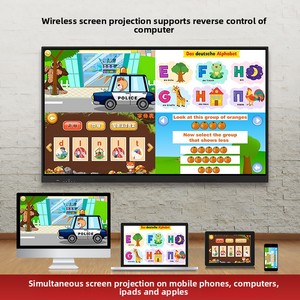 Máquina todo en uno para enseñanza de tabletas, Entrenamiento Educativo para guardería, tablero interactivo, <span class=keywords><strong>pizarra</strong></span> electrónica, <span class=keywords><strong>videoconferencia</strong></span> - Product Image 3