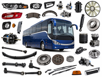 Nouvelles pièces de rechange pour bus de toutes marques et tous modèles, y compris pièces pour moteurs Higer, éclairage, pompes, soupapes et accessoires de carrosserie.
