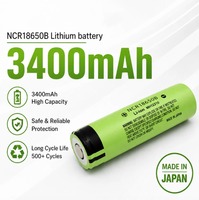 Baterai Lithium Ion HYL INR18650 18650 Baru 3.7V 3400mAh, Sel Isi Ulang Berkualitas Tinggi untuk Senter, Perangkat Elektronik