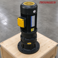 Moteur à induction à engrenages AC 0,4 kW 400 W, triphasé 220/380 VAC, unité de transmission horizontale, arbre de 22 mm pour l'automatisation industrielle