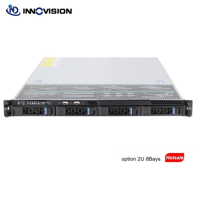 Enterprise 1U 2U 4GBe Lan Firewall Rack Server 1*IPMIC236 Chipset Raid01,5,10.max 64Gb NAS Storage Stock