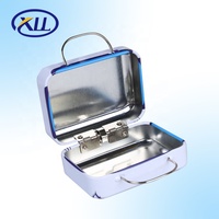 2024 nouvelle boîte à cils personnalisée pour cils de vison Mini sac à main valise cils boîte en fer blanc boîte en métal emballage en forme de valises
