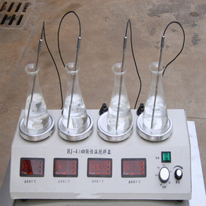 Agitador magnético de múltiples cabezales HJ-6 con función de calentamiento para experimentos químicos, 6 cabezales, pantalla digital, termostático - Product Image 5