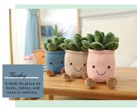 Peluche créative en forme de tulipe en pot, fleur et ours simulés, en coton PP, tailles 25cm/35cm pour la décoration intérieure