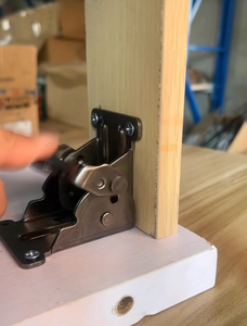 Marco de Muebles de Hierro con Bisagra Plegable Autoblocante, Diseño Moderno, Duradero, Fácil Instalación, Tablero de Extensión para Hogar y Oficina GQK - Product Image 4