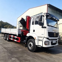 Nouvelle grue télescopique montée sur camion 6x4 de marque chinoise, 14 tonnes, transmission manuelle, hauteur de levage 18,5-20,55 m, à vendre