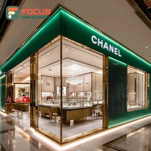 Sistema de Exhibición Minimalista para Joyería, Panel de Vidrio Templado, Vitrina para Espacio de Boutique - Product Image 4