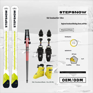 Paquete de Esquí para Niños: Esquís Dobles <span class=keywords><strong>Junior</strong></span>, Fijaciones, Botas de Esquí, Juego de Bastones, 120 cm - Product Image 4