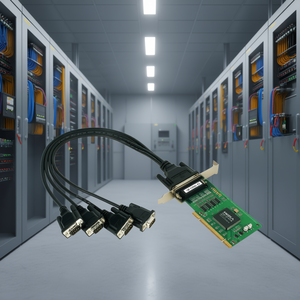 Placa serie Moxa Cp-104ul Db25m Pci de 4 puertos Rs232 para uso industrial - Product Image 3