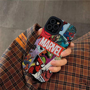 Étui motif <span class=keywords><strong>Marvel</strong></span> Spider-Man pour <span class=keywords><strong>iPhone</strong></span> 15 <span class=keywords><strong>pro</strong></span> <span class=keywords><strong>max</strong></span> 7 8 Plus <span class=keywords><strong>11</strong></span> 12 13 14 <span class=keywords><strong>Pro</strong></span> <span class=keywords><strong>Max</strong></span> X XR XS <span class=keywords><strong>Max</strong></span> Fashion Soft TPU Lens Full Cover - Product Image 4