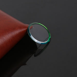 Customized Edge Coated Green Film Sapphire <b>Watch</b> Glass Magnetic IP68 <b>Waterproof</b> Anti-scratch Features Supporting Custom Drawings - Product Image 3