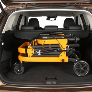 Advanced Standing <strong>Gait</strong> Trainer Adult Rehabilitation <strong>Walker</strong> Dual Gas Spring Adjustable 58-130cm Anti-Tipping Design - Product Image 1