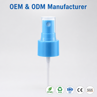 Pompe pulvérisatrice à brume fine colorée OEM ODM pour flacon 20/410 24/410 28/410 Dose 0,14 ml/t Conforme à PPWR