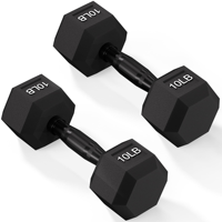 Haltères hexagonaux personnalisés en PVC pour salle de sport – Ensemble de poids libres pour usage commercial – Haltères hexagonaux en PVC