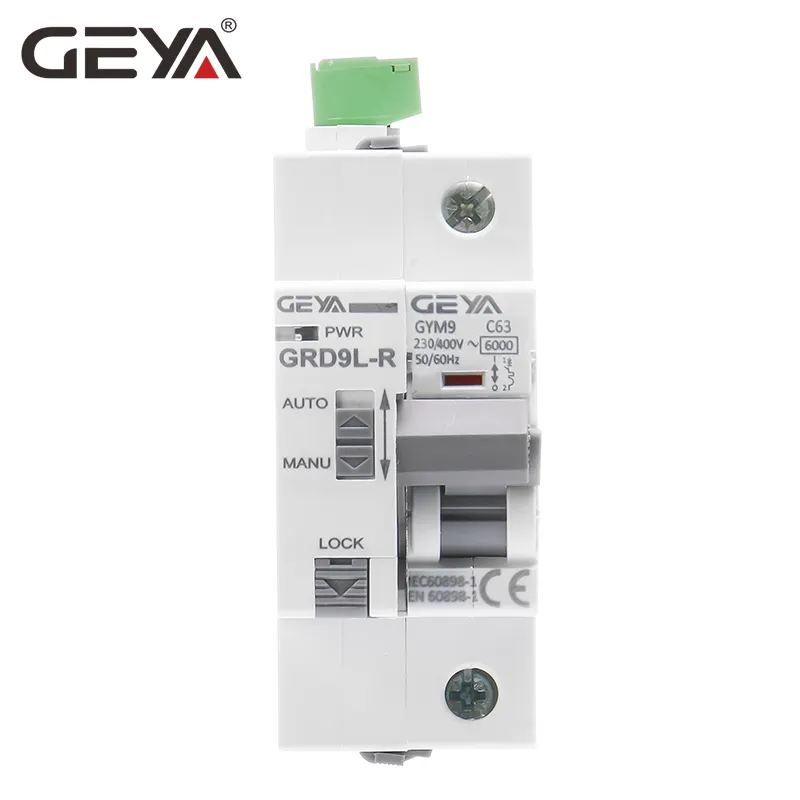 GEYA Din Rail GYM9 1P MCB с autoreclose устройство автоматического возврата в исходное положение автомат защити цепи умный дом переменного тока выключатель автоматический апв