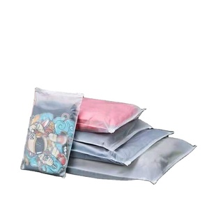 Waterproof Bag Zipper Plastic Zip Packing Bag For Clothing Biodegradable Frosted Matte Ziplock