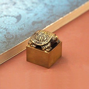 รูปปั้นเต่าทองเหลืองเคอี๋ เถิงเฉียว, งานหัตถกรรมทองแดง, ของตกแต่งสำหรับดื่มชา, สถานที่ท่องเที่ยว, งานรื่นเริงของวัด, ตลาดกลางคืน, งานแสดงสินค้าและ - Product Image 5