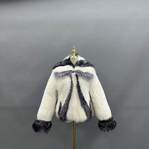 À la mode <span class=keywords><strong>prix</strong></span> de gros usine conception personnalisée dame véritable <span class=keywords><strong>grand</strong></span> col véritable manteau de fourrure de renard à la mode - Product Image 4