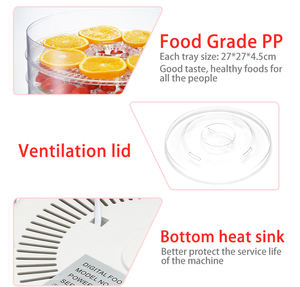 Máquina deshidratadora de fábrica para alimentos, deshidratador eléctrico de alimentos, precio barato, secador de frutas, máquina de deshidratación de verduras - Product Image 4