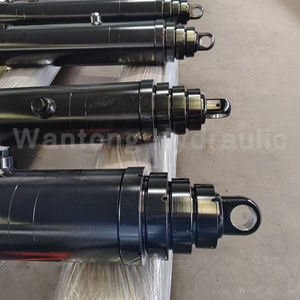 Silinder kerekan hidrolik teleskopik aksi ganda pengangkat goresan panjang banyak tahap Harga Bagus Untuk truk sampah - Product Image 2