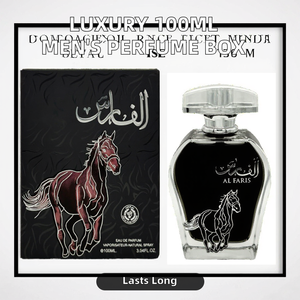 Perfume en Spray de Alta Calidad, 100 ml, Aroma Amaderado, Caja de Regalo de Lujo con Cabeza de Caballo Negro, Larga Duración para Hombre, Hecho en China - Product Image 2