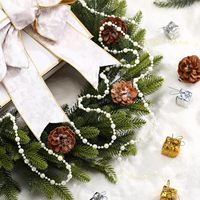 Décoration d'intérieur de luxe : Chaîne de perles facettées noires en plastique, imperméable, pour arche de mariage, toile de fond de scène, vente en gros en vrac direct usine