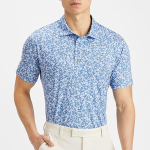 Broderie de logo de haute qualité séchage rapide polo personnalisé pas cher pour hommes polos de golf imprimés - Product Image 1