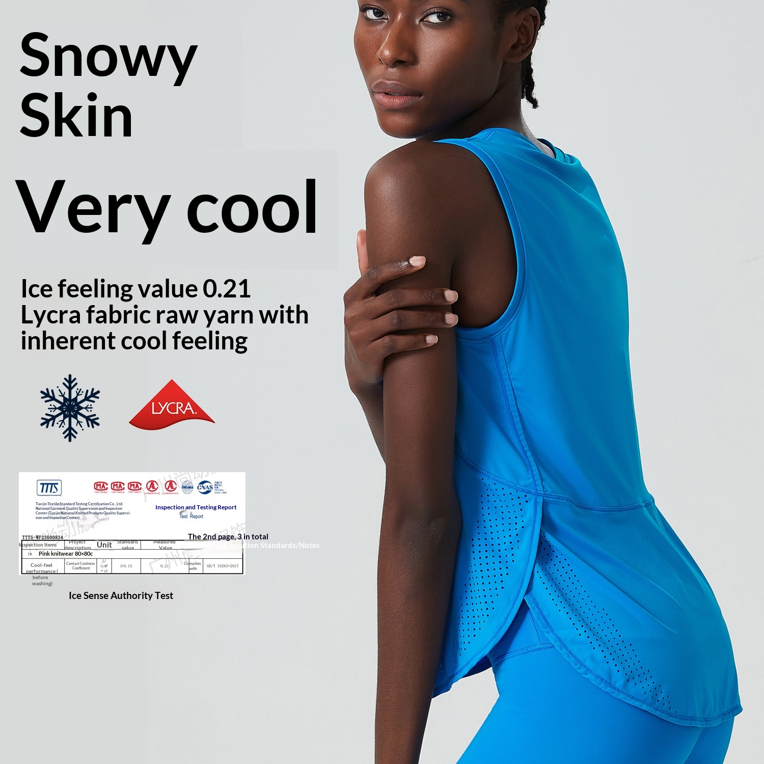 Custom Ice Skin Women's Sleeveless Spandex/Nylon Tank Top Yoga Sports Vest Large Size Loose Fit Quick-drying Fitness Solid