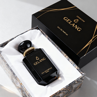2025 Homme Bouteille De Parfum Noir Irrégulier Unique Bouteille De Parfum Bouteille En Verre Parfum 30 50 100 Ml avec Boîte