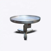 500/800/1000/1200/1500mm Durchmesser Edelstahl-Rund tisch förderer für Paket