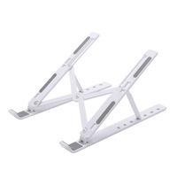 Support d'ordinateur portable pliable en plastique réglable de 18 pouces, noir, blanc, rose, multicolore, pour la maison, le bureau, la tablette, le PC, support de bureau
