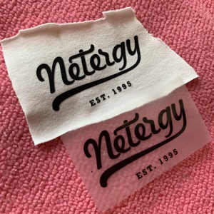 Marchio ecologico logo <span class=keywords><strong>ferro</strong></span> su etichetta di trasferimento, lavaggio 50 volte adesivo di trasferimento di calore per i vestiti - Product Image 1