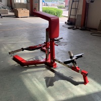 Máquina de remo con carga de placas de acero de la mejor calidad para entrenamiento de espalda en gimnasios comerciales