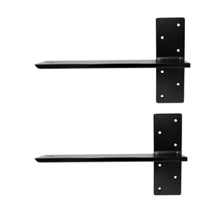 Tuỳ Chỉnh Thép Không Gỉ Lớp Phủ Màu Đen Heavy-Duty Hidden Kệ Chân Đế Ẩn Kệ Nổi Giá Đỡ - Product Image 2