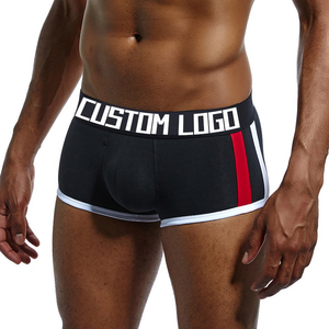 Haute <span class=keywords><strong>qualité</strong></span> à la mode boxer hommes <span class=keywords><strong>fruit</strong></span> du métier à tisser boxer coton spandex tissu hommes boxers slips sous-vêtements - Product Image 3