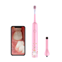 Cepillo de Dientes Eléctrico Inteligente con Endoscopio Oral para Niños, Aplicación de Ondas Sonoras, Cepillo de Dientes Eléctrico