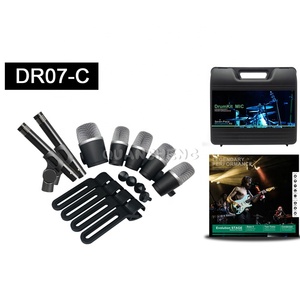 Micrófono Dinámico con Cable DR07-XLR de Alta Calidad con Conector XLR <span class=keywords><strong>Cardioide</strong></span> para Grabación y Actuaciones en Vivo - Product Image 2