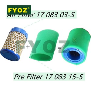 Filtro de Aire 1708303-S Reemplaza a <span class=keywords><strong>Koh</strong></span>-ler 1788301-1 17 083 21-S Compatible con Motores <span class=keywords><strong>Koh</strong></span>-ler CH440 CH395 (Paquete de <span class=keywords><strong>2</strong></span>) - Product Image 3