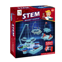 Juego de Experimentos Científicos Magnéticos 12 en 1 para Niños, Inducción Electromagnética, Levitación Magnética, Brújula, Fábrica