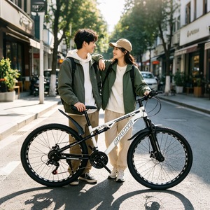 <span class=keywords><strong>Bicicleta</strong></span> de Montaña Cómoda con Frenos de Disco, Cuadro Soldado con Arco de Argón, Calcomanías con Pintura Horneada, Eje de Pedalier Sellado, 21 Velocidades - Product Image 2