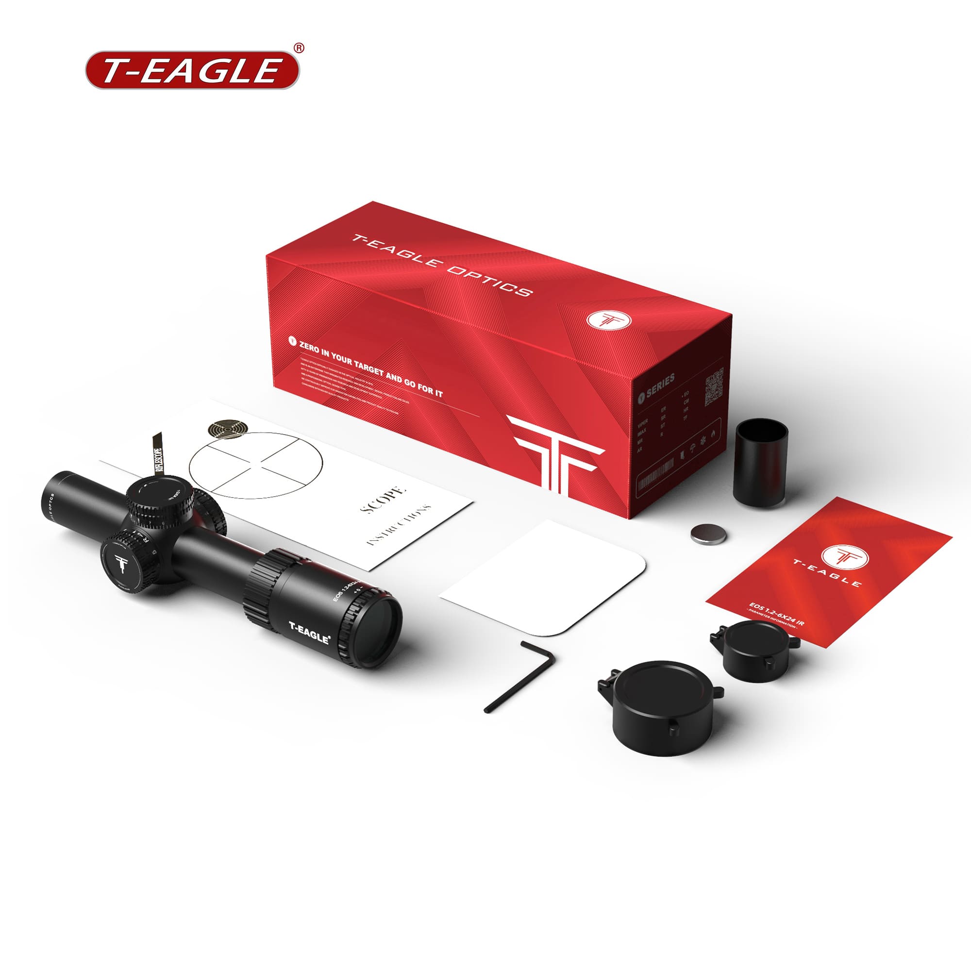 T-EAGLE EOS 1.2-6X24 IR - Clear Imaging Hunting Telescope