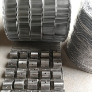 304 thép không gỉ phẳng băng tải linh hoạt thang phong cách lưới dây kim loại với Kỹ thuật hàn dệt trơn - Product Image 4