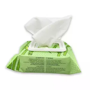 Atacado de 1000 Pacotes de Lenços Umedecidos Orgânicos Sem Óleo para Remoção de Maquiagem com Logotipo Personalizado, Lenços de Limpeza Cosmética Ecológicos para Adultos - Product Image 3