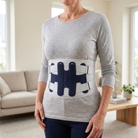 Ceinture de soutien lombaire pour soulager les douleurs dorsales, réglable, respirante, en polyester et nylon, protection personnalisée, durable et éco-responsable