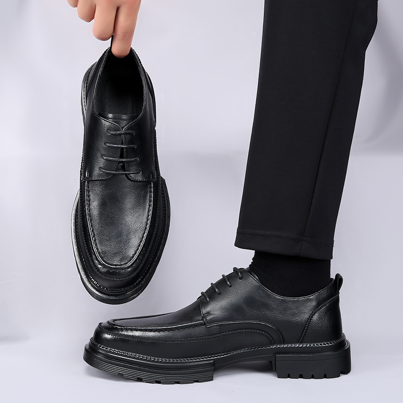 Thick Sole Men's Dress Wedding Classic Leather Shoes Anti-Slippery Business Office Leather Men Shoes| Alibaba.com Thick Sole Men's Dress Wedding Classic Leather Shoes Anti-Slippery Business Office Leather Men Shoes| Alibaba.com