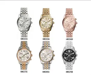 Женские наручные часы высокого качества MK женские часы для бизнеса и отдыха со стальным ремешком. Римский циферблат. Кварцевые часы MK5555.MK55565955