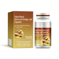 Capsules de Salvia Ginkgo Biloba en gros, 1,3 g de Tanshinone et 0,9 g de Flavonoïdes par 100 g, Complément pour la Santé Cardiovasculaire