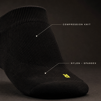 Chaussettes de compression respirantes à séchage rapide en Spandex/Nylon certifiées de niveau supérieur, hauteur genou, 15-20 mmHg