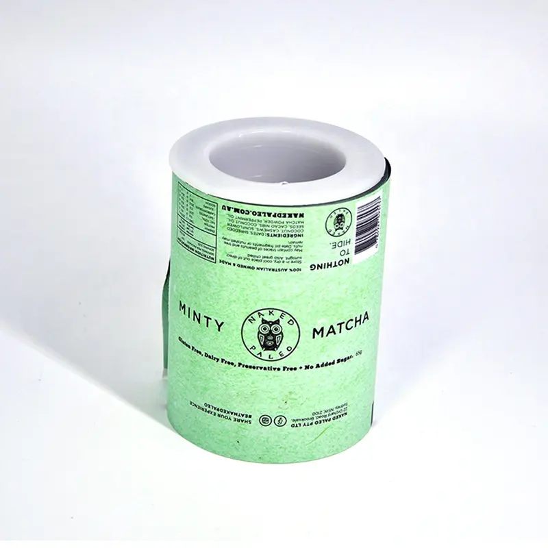 क्राफ्ट पेपर पैकेजिंग फिल्म रोल कस्टम मुद्रित गर्मी sealable खाद्य उत्पाद एल्यूमीनियम पन्नी टुकड़े टुकड़े में आवरण